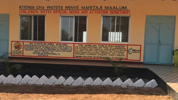 Classroom For disabled children- Tanzania